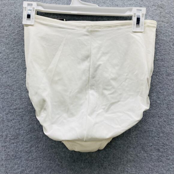 Flexees Briefs Womens 2X White Control Shapewear High Waist Tummy Panel 3654 - Picture 4 of 5
